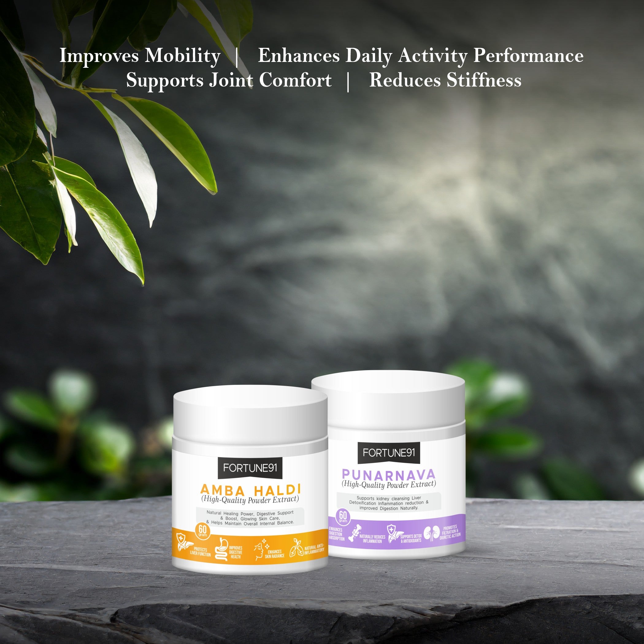 Anti-Inflammatory Support (Amba Haldi + Punarnava)