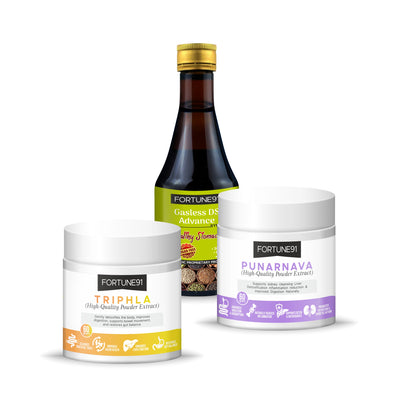Detox & Digestion Care (Triphala + Punarnava + Gassless DS)