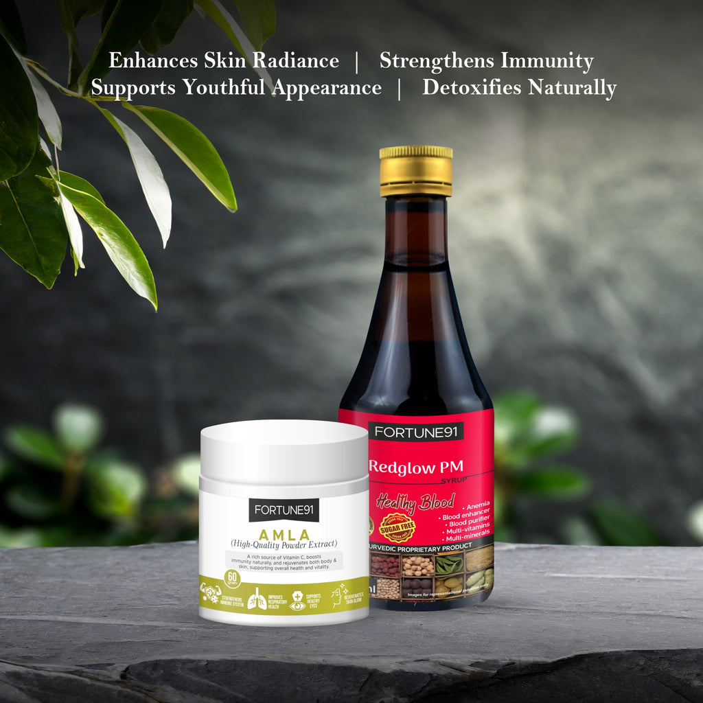 Glow & Anti-Age (Red Glow PM + Amla)