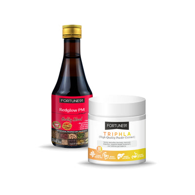 Skin & Hair Radiance (Red Glow PM + Triphala)