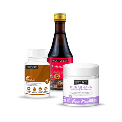 Smoker’s Liver Care (Liv Fridom + Red Glow PM + Punarnava)