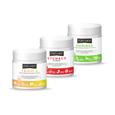 Weight Management Trio (Triphala + Moringa + Stomach Fridom)