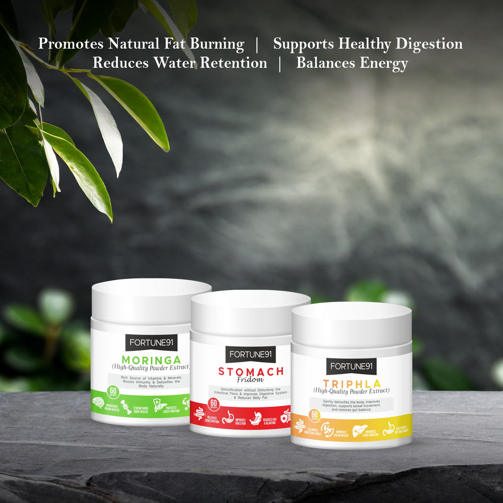 Weight Management Trio (Triphala + Moringa + Stomach Fridom)
