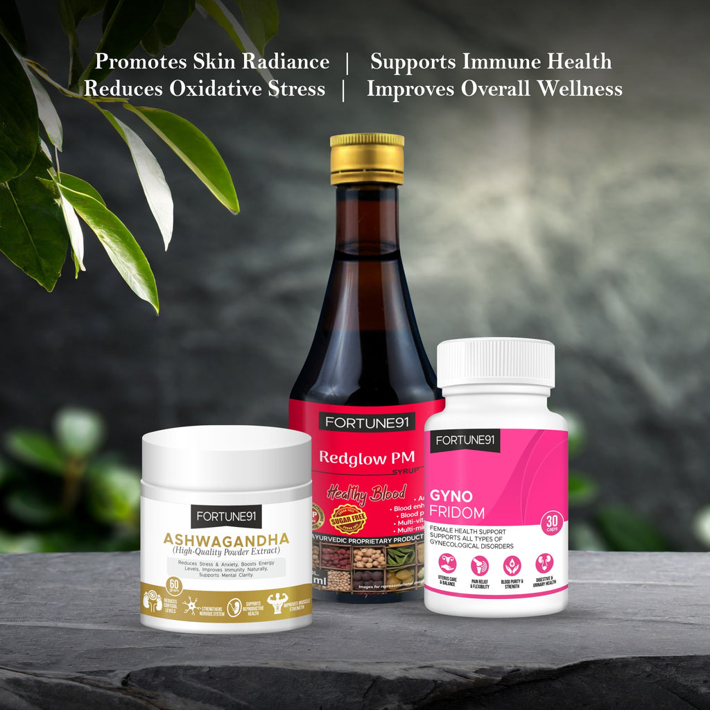 Working Women Glow (Gyno Fridom + Red Glow PM + Ashwagandha)